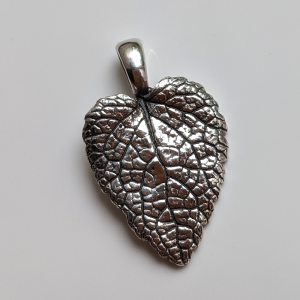 Make a Art Clay Silver Leaf Pendant